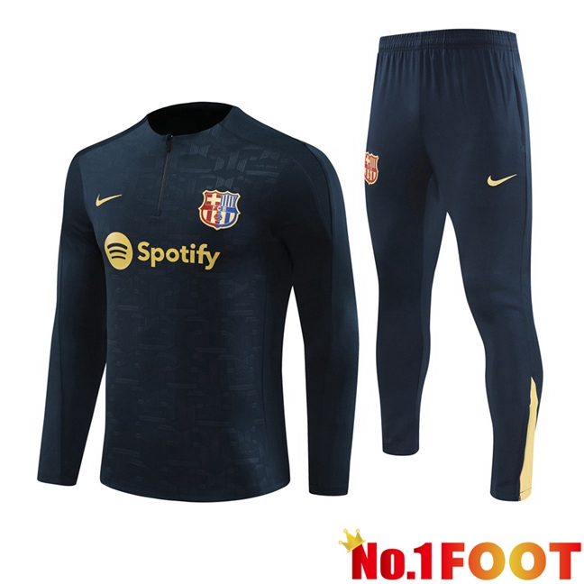 FC Barcelona Kids kit Training Tracksuit Blue Royal 2024/2025