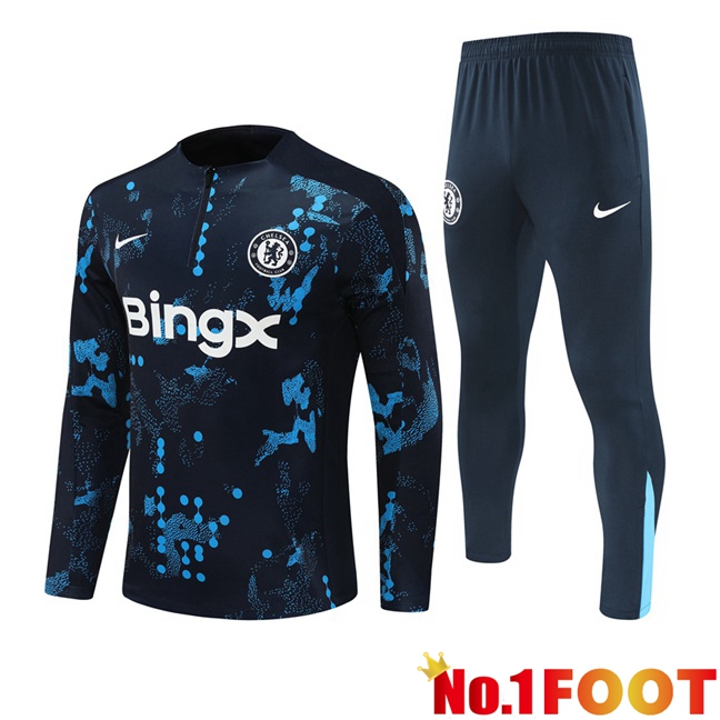 FC Chelsea Kids kit Training Tracksuit Blue Royal 2024/2025