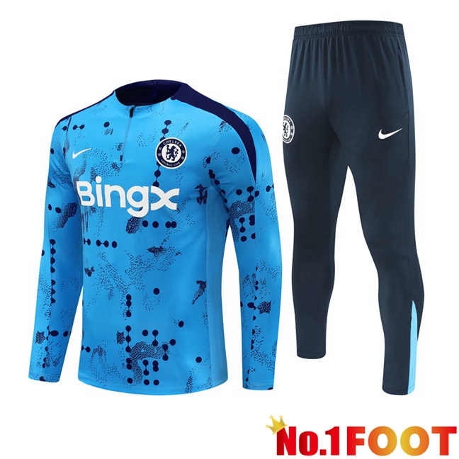 FC Chelsea Kids kit Training Tracksuit Blue 2024/2025