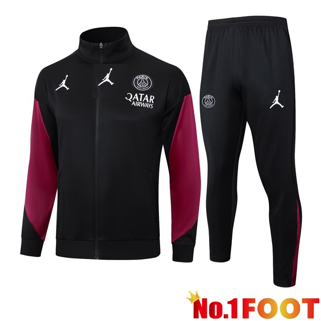 Paris PSG kit Training Tracksuit - Jacket Black 2024/2025