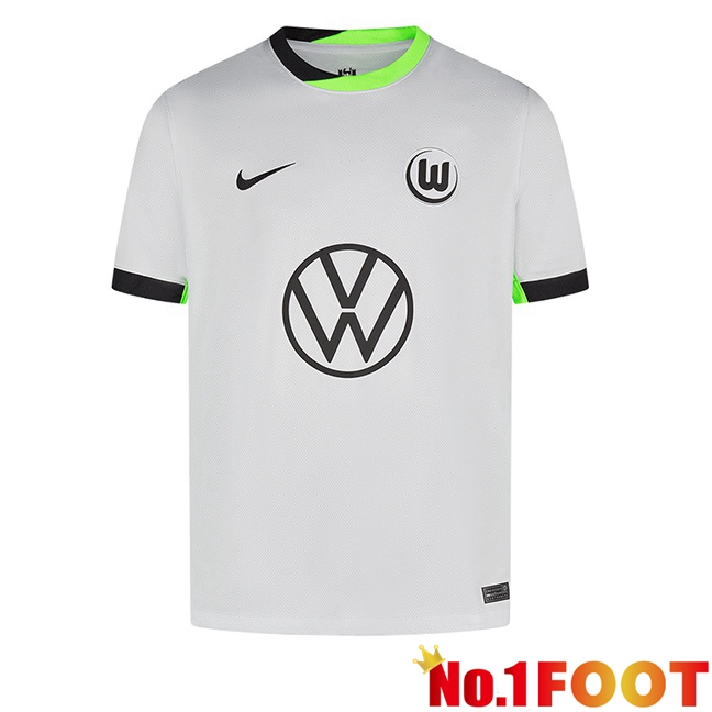 Vfl Wolfsburg Third Soccer Jersey White 2024/2025