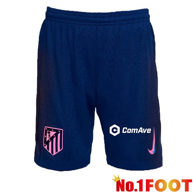 Atletico Madrid Third Soccer Shorts Blue 2024/2025