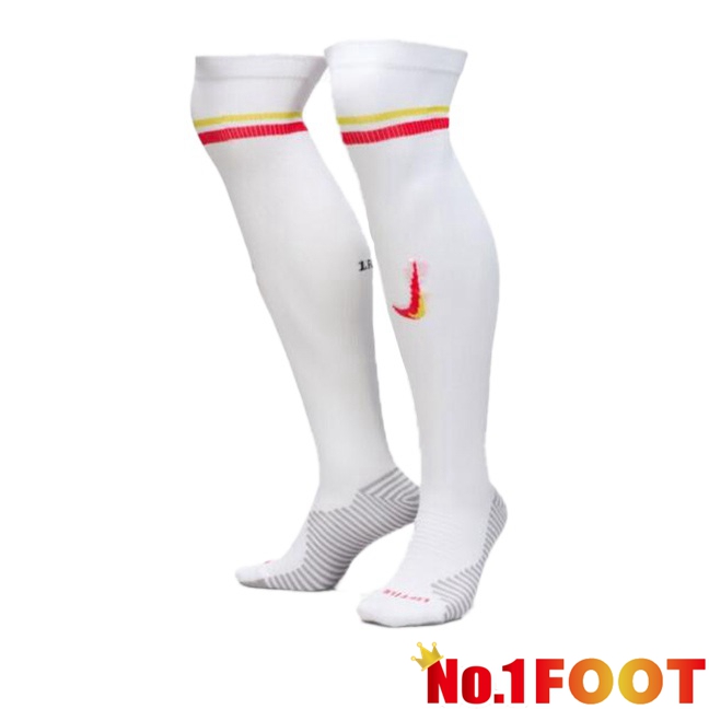 Liverpool Third Soccer Socks White 2024/2025