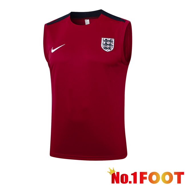 England Gilet Soccer Red 2024/2025