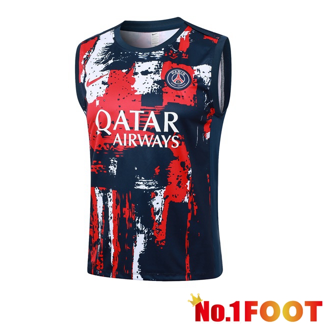 Paris PSG Gilet Soccer Blue Royal 2024/2025