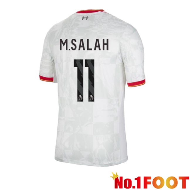 FC Liverpool (M.SALAH 11) Third Soccer Jersey White 2024/2025