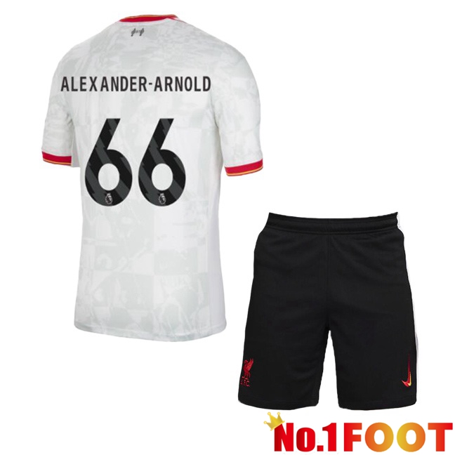 FC Liverpool (ALEXANDER-ARNOLD 66) Kids Third Soccer Jersey White 2024/2025