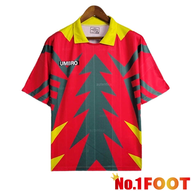 Mexico Retro Goalkeeper Soccer Jersey Red/Green 1998