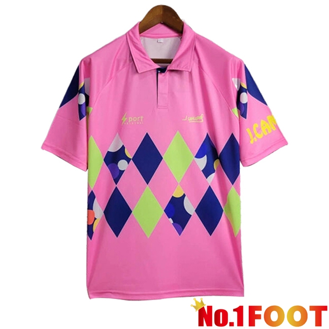 Mexico Retro Goalkeeper Soccer Jersey Pink/Blue