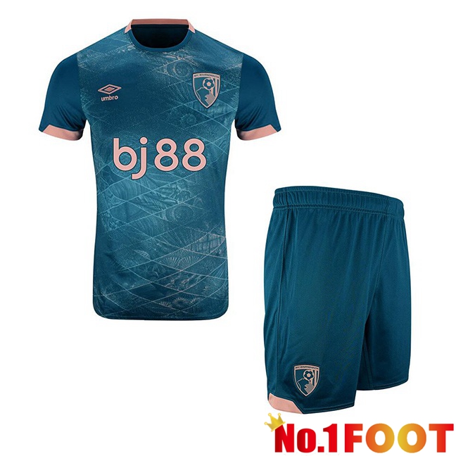 AFC Bournemouth Kids Third Soccer Jersey Blue 2024/2025