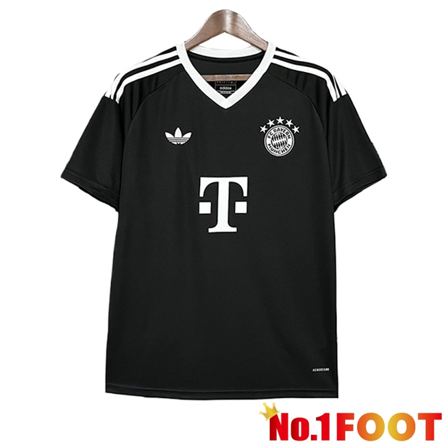 Bayern Munich Goalkeeper Soccer Jersey Black 2024/2025