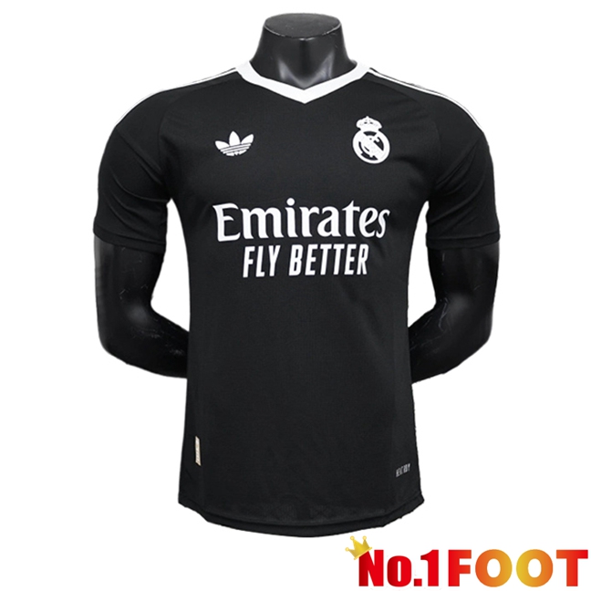 Real Madrid Goalkeeper Soccer Jersey Black 2024/2025