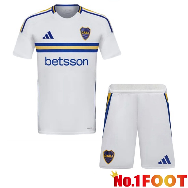 Boca Juniors Kids Away Soccer Jersey White 2024/2025