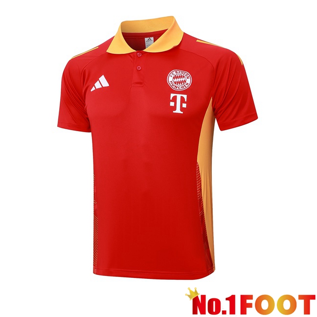 Bayern Munich Soccer Polo Red 2024/2025