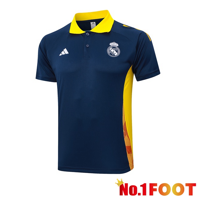 Real Madrid Soccer Polo Blue Royal 2024/2025