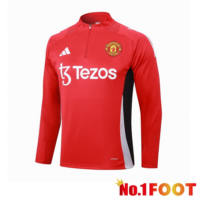 Manchester United Training Sweatshirt Red 2024/2025