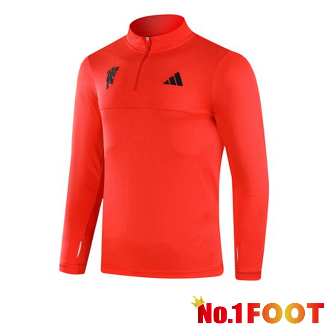 Manchester United Training Sweatshirt Red 2024/2025