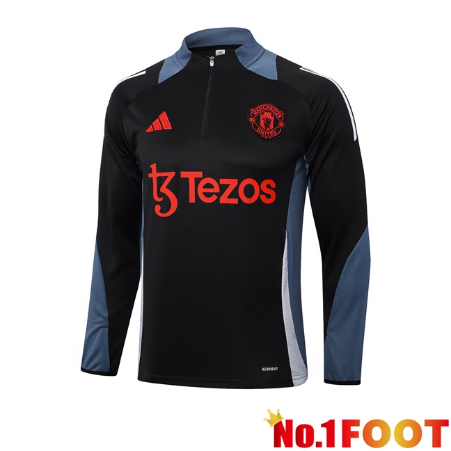 Manchester United Training Sweatshirt Black 2024/2025