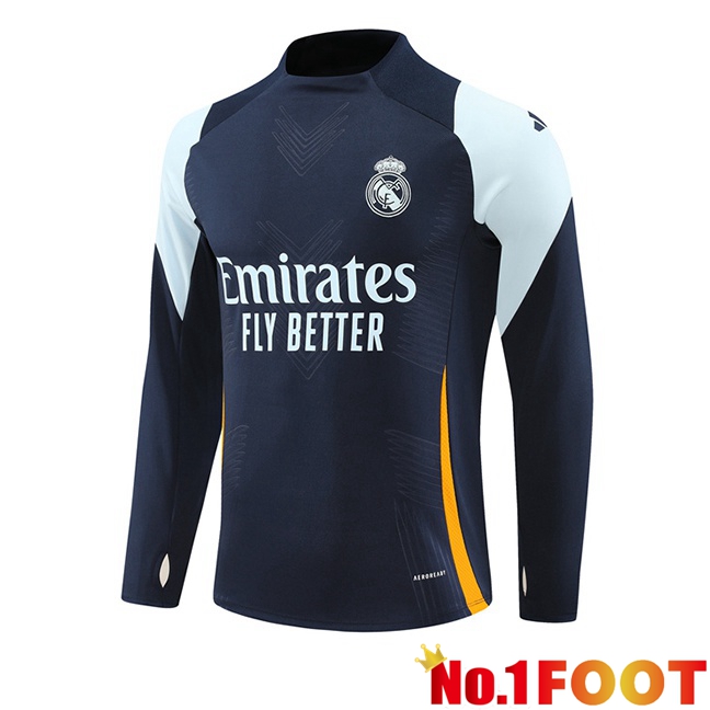 Real Madrid Training Sweatshirt Blue Royal 2024/2025