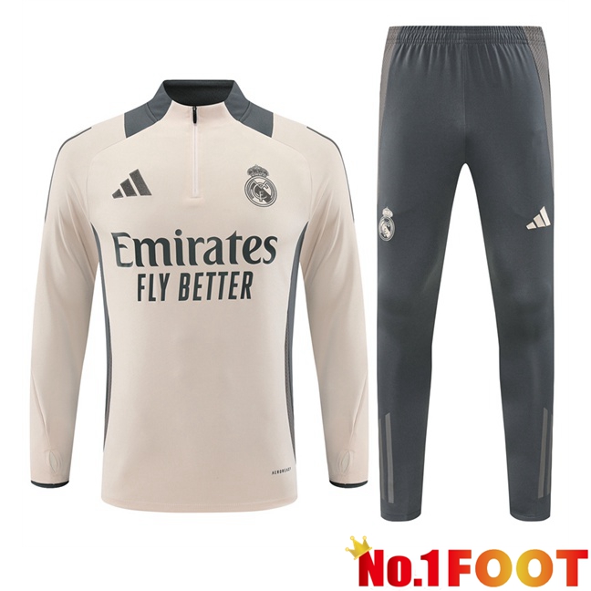 Real Madrid kit Training Tracksuit Grey 2024/2025