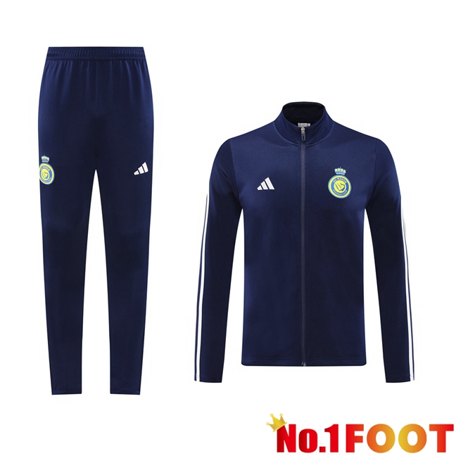 Al-Nassr FC kit Training Jacket Suit Blue Royal 2024/2025