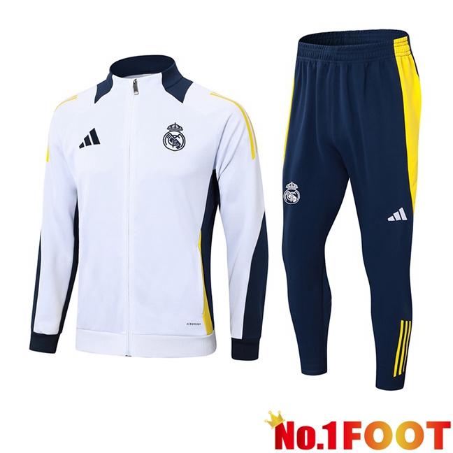 Real Madrid kit Training Jacket Suit White 2024/2025