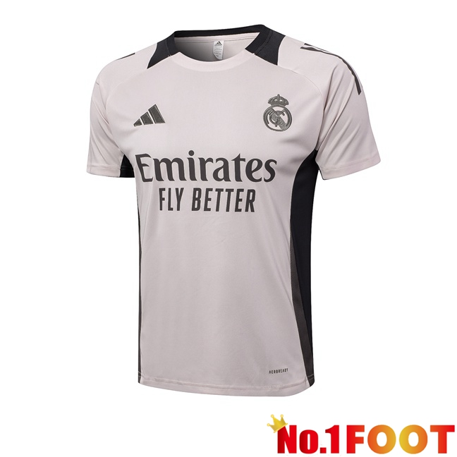 Real Madrid Training T Shirt Grey 2024/2025