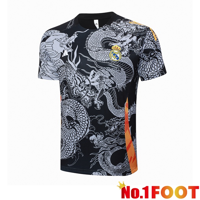 Real Madrid Training T Shirt Black 2024/2025