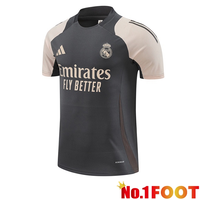 Real Madrid Training T Shirt Grey 2024/2025