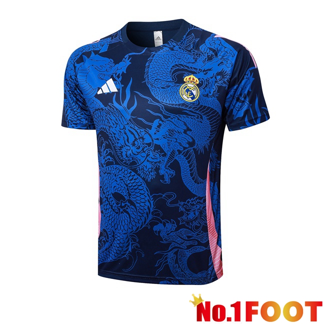 Real Madrid Training T Shirt Blue Royal 2024/2025