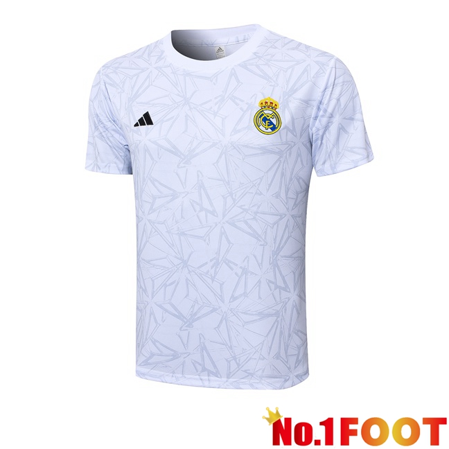 Real Madrid Training T Shirt White 2024/2025