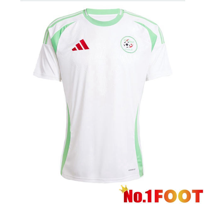 Algeria Home Soccer Jersey White 2024/2025