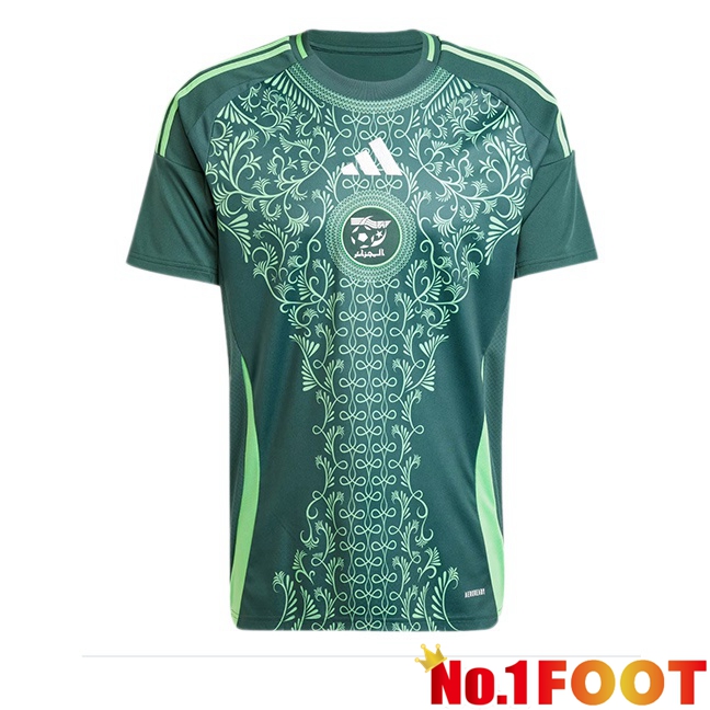 Algeria Away Soccer Jersey Green 2024/2025