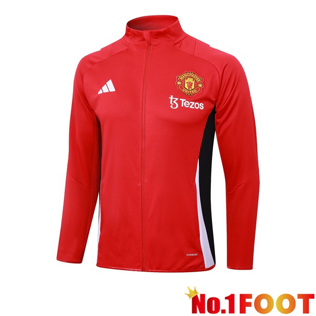 Manchester United Training Jacket Red 2024/2025