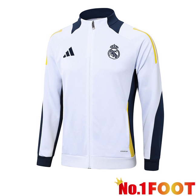 Real Madrid Training Jacket White 2024/2025