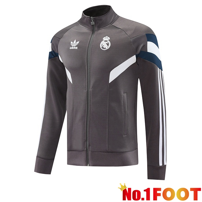 Real Madrid Training Jacket Grey 2024/2025