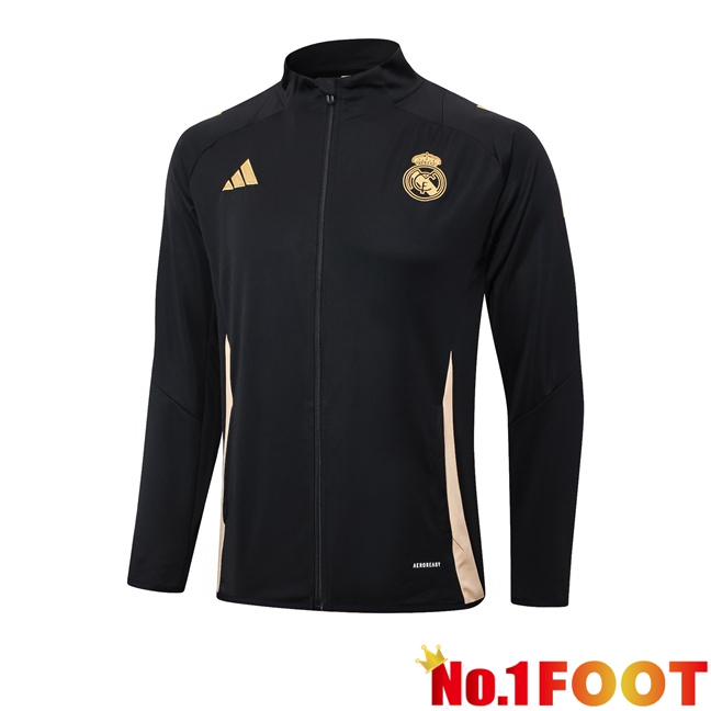 Real Madrid Training Jacket Black 2024/2025