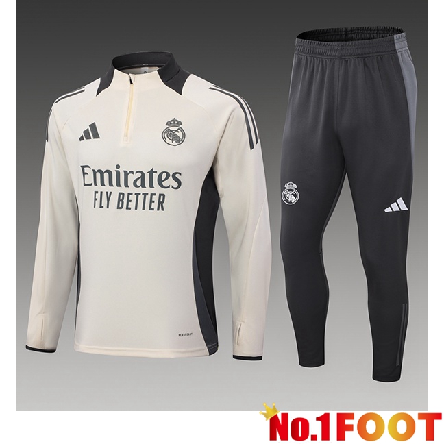 Real Madrid Kids kit Training Tracksuit Yellow 2024/2025