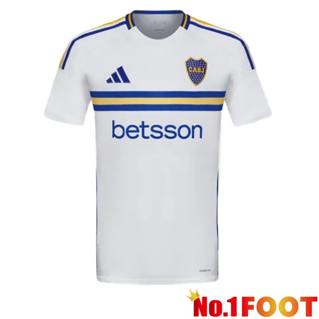 Boca Juniors Away Soccer Jersey White 2024/2025