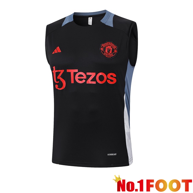 Manchester United Gilet Soccer Black 2024/2025