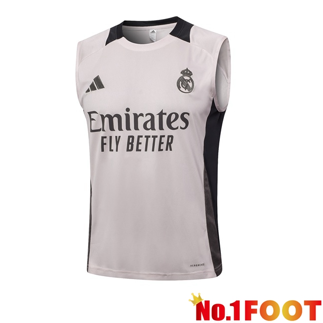 Real Madrid Gilet Soccer Grey 2024/2025