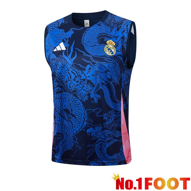 Real Madrid Gilet Soccer Blue Royal 2024/2025