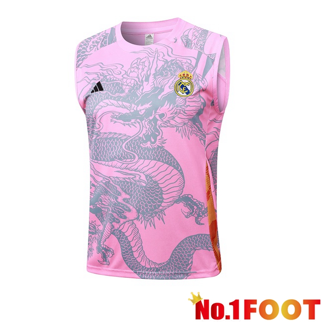 Real Madrid Gilet Soccer Pink 2024/2025