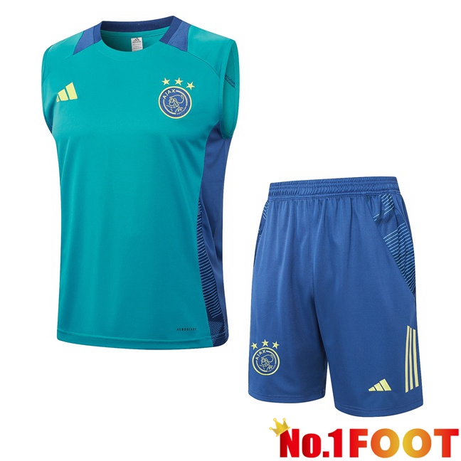 AFC Ajax Gilet Soccer + Shorts Blue 2024/2025