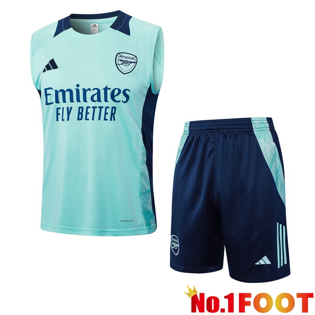 Arsenal Gilet Soccer + Shorts Blue 2024/2025