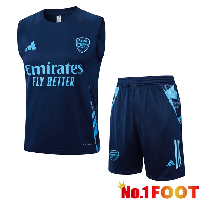 Arsenal Gilet Soccer + Shorts Blue Royal 2024/2025