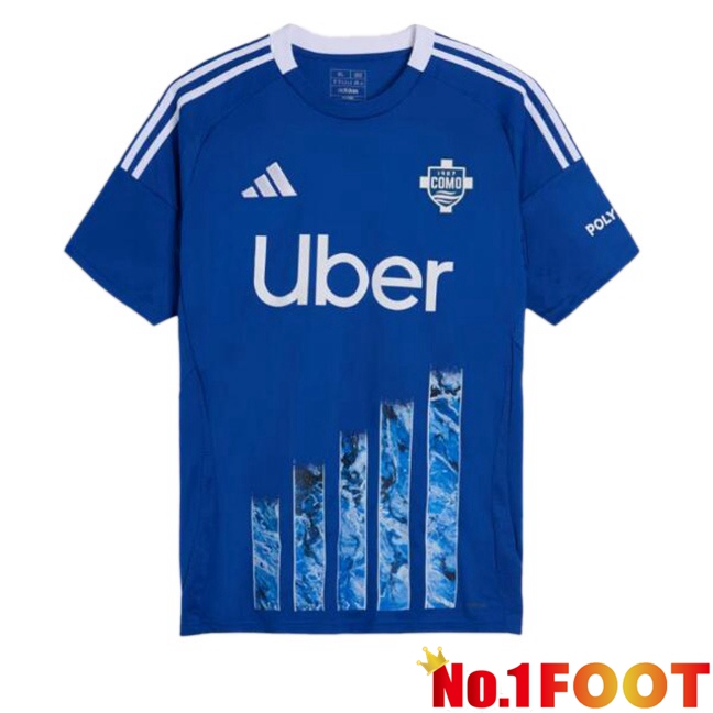 Como 1907 Home Soccer Jersey Blue 2024/2025 - Click Image to Close