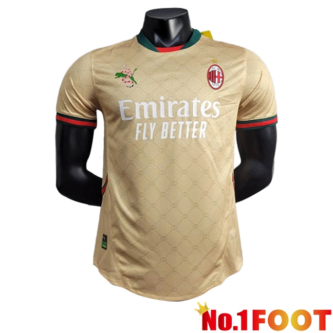 AC Milan Soccer Jersey Special Editioncile Yellow 2024/2025 - Click Image to Close