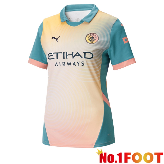 Manchester City Women Fourth New Soccer Jersey 2024/2025