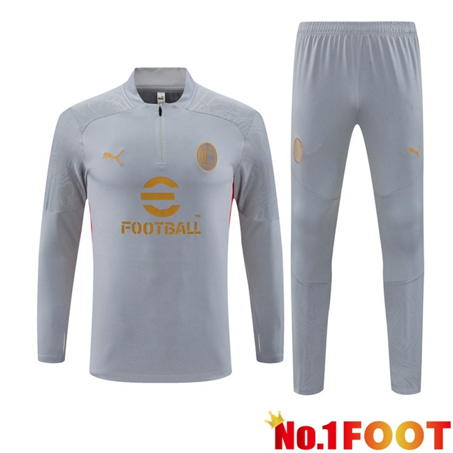 AC Milan kit Training Tracksuit Grey 2024/2025